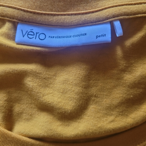 Vero Yellow T Shirt Maxi Dress S - Picture 3 of 5